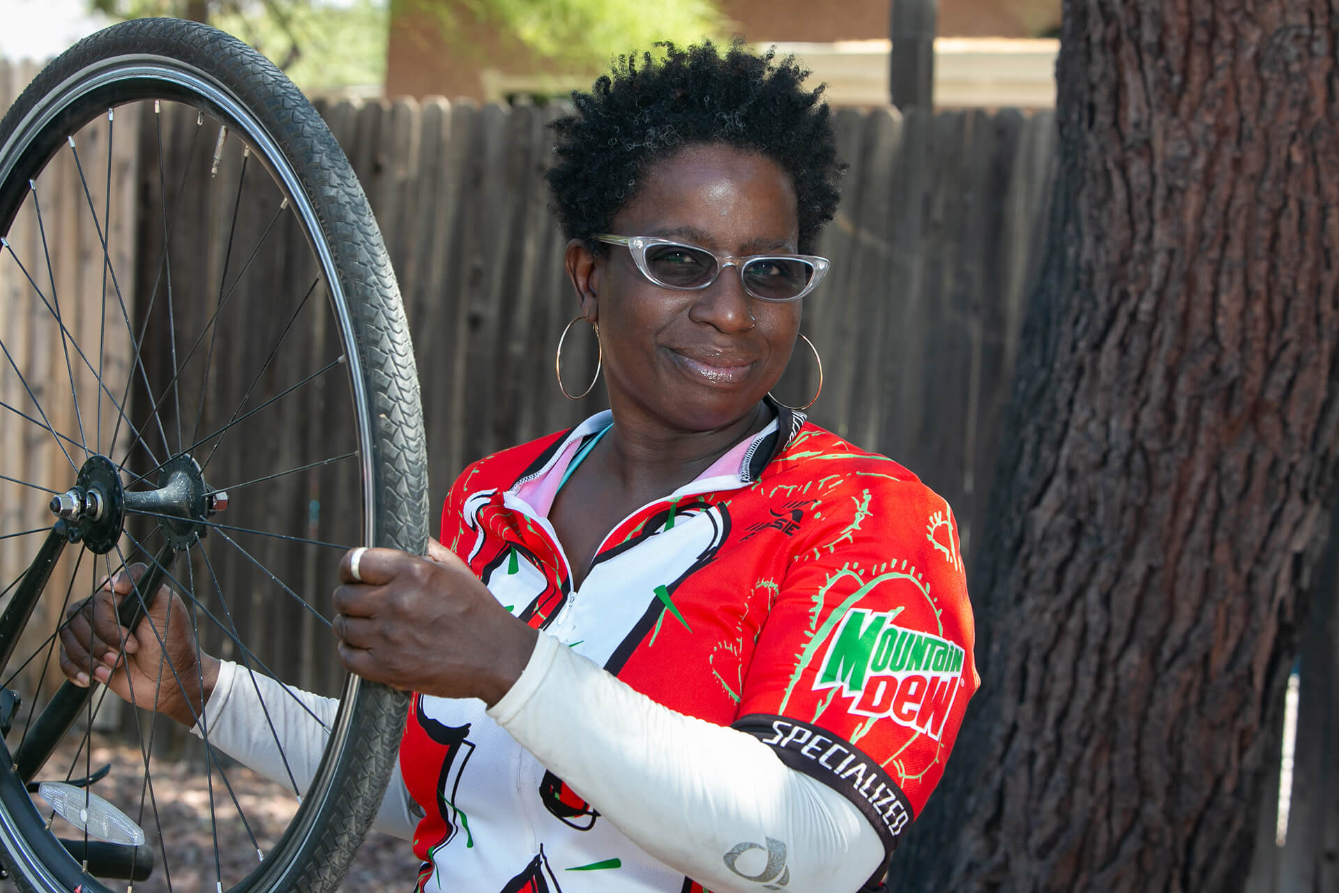 “Covid19 has directly and indirectly affected communities of color. As black folk, we are predisposed to heart disease, diabetes, hypertension and obesity. Biking offers solutions that can plague our community. Biking is not only a source of exercise, but can be a mechanism to self-awareness, discipline and self-empowerment.” – Lucy